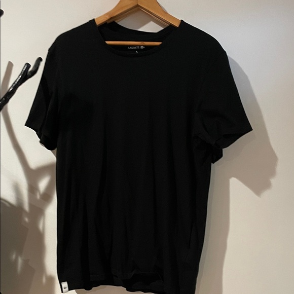 Lacoste Men's Classic Black Tee Pack of 3 - Picture 3 of 8